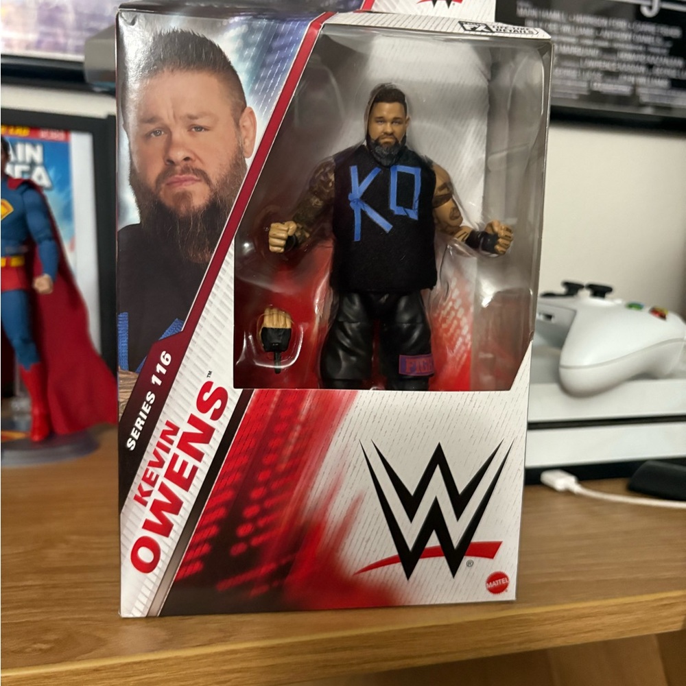 WWE Kevin Owens Action Figure - Black and Blue Attire